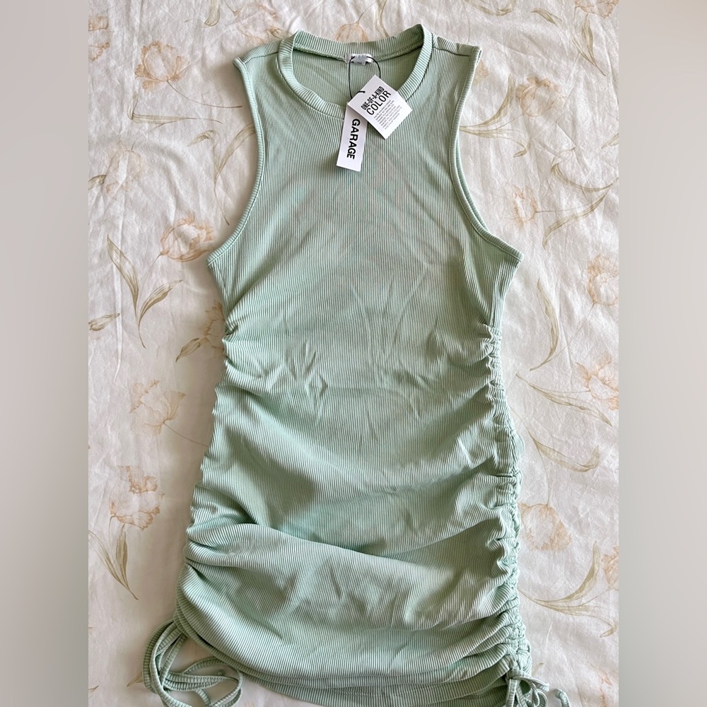 Garage Ruched Tank Dress - Picture 2 of 5